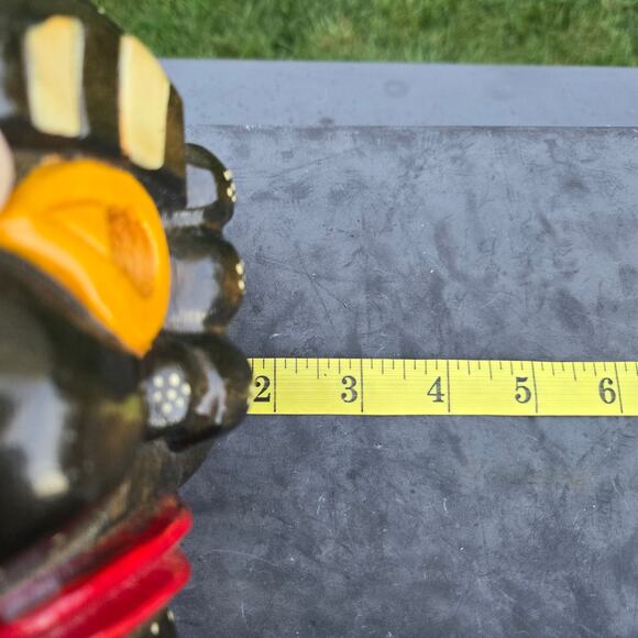 Vintage Traditional Korean Hahoetal Wood Hand Carved Mask Ceremonial Marked - Picture 12 of 12